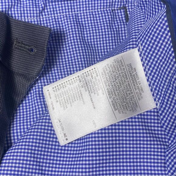 Banana Republic Non-Iron Tailored Slim Fit Charcoal Gray Pants Men's Size 31x32 - Picture 6 of 13